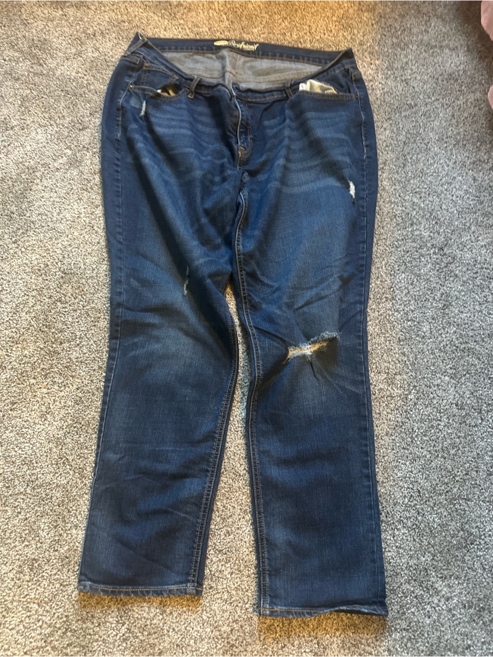 Old Navy Women's Dark Blue Bootcut Jeans